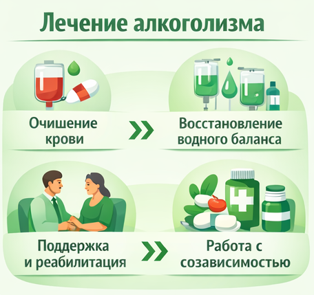лечение алкоголизма в Светлограде этапы